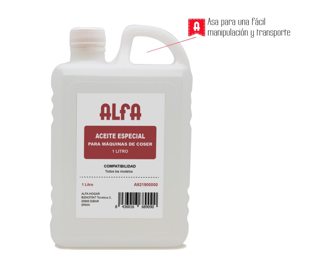 Aceite especial para máquinas de coser Alfa - Blanco Blanco-4