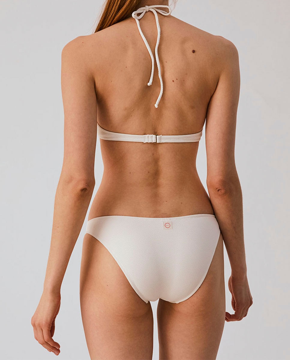 Braga de bikini clásica en tejido piqué - Bohodot - Crudo Crudo-2