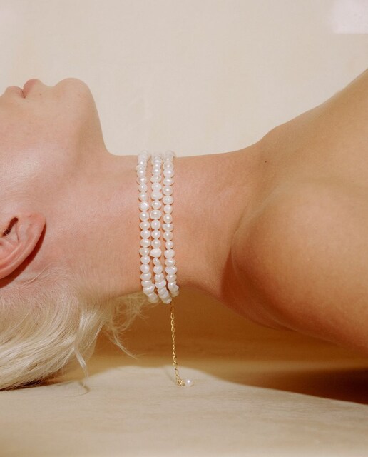 Imagen 0 de Collar Haku de perlas grandes