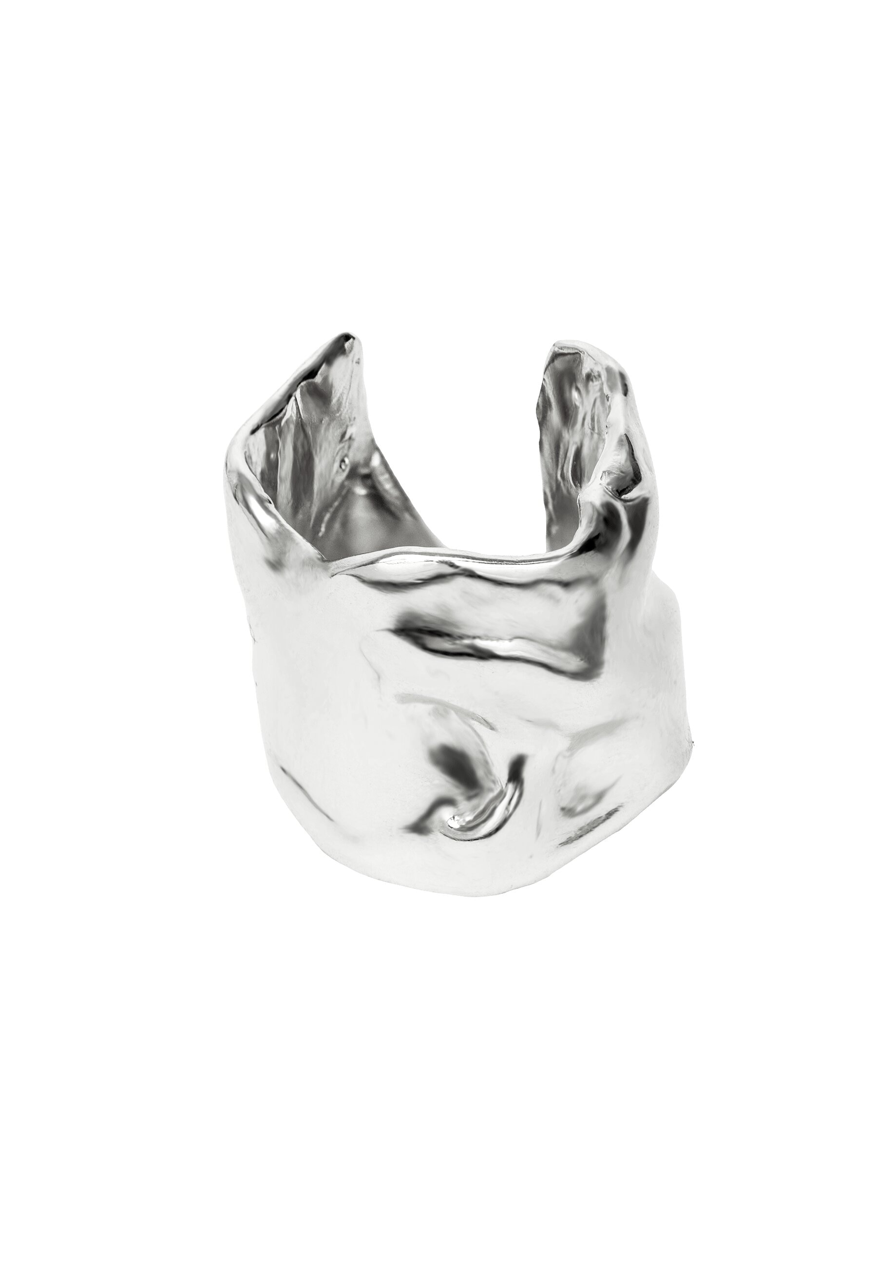 Anillo de plata con circonitas diseño contundente - Lavani Jewels - Plata Plata-1