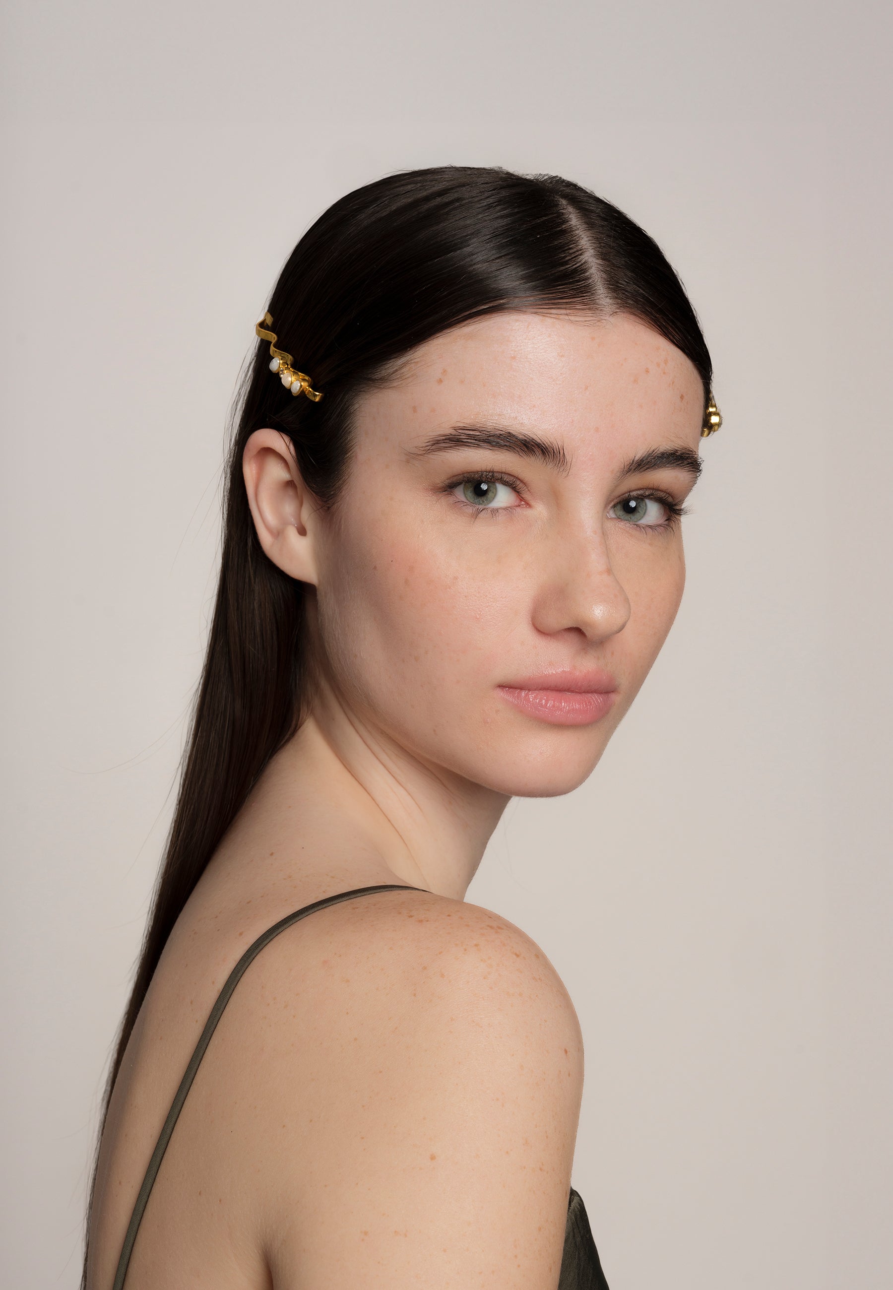 Horquilla de pelo para Boda Ayla - Lavani Jewels - Blanco Blanco-2