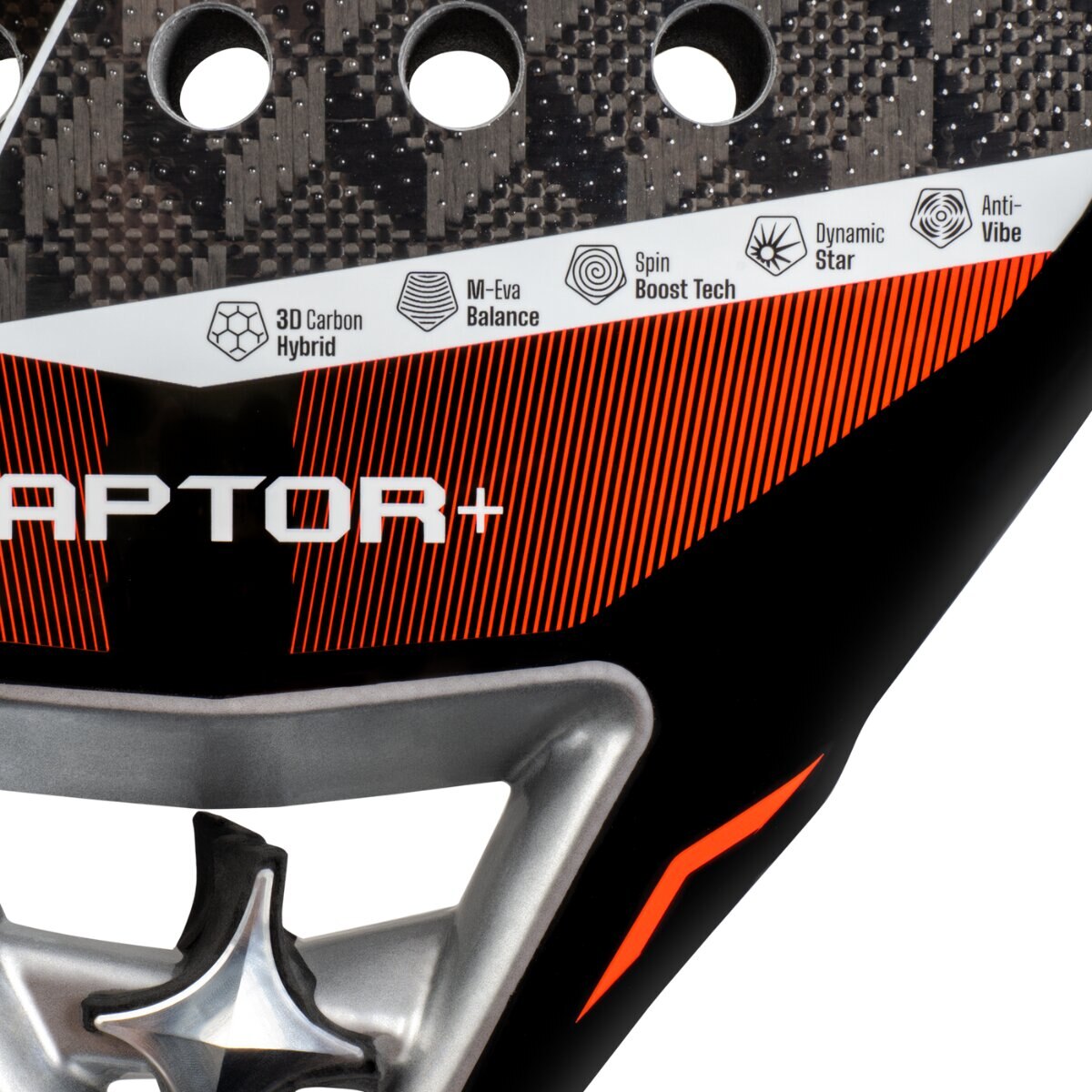 Imagen 3 de Pala de pádel Raptor+ STARVIE - Negro Negro