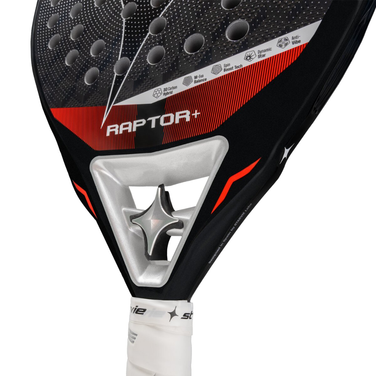 Imagen 4 de Pala de pádel Raptor+ STARVIE - Negro Negro