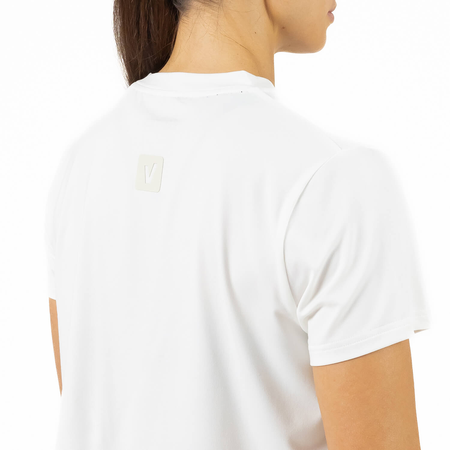 Imagen 2 de Camiseta Crop Perfect Fit Cross Training mujer Velites - Blanco Blanco