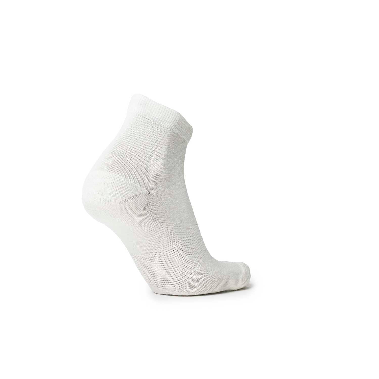 Imagen 3 de Calcetines deporte cortos unisex Merino Velites - Blanco Blanco