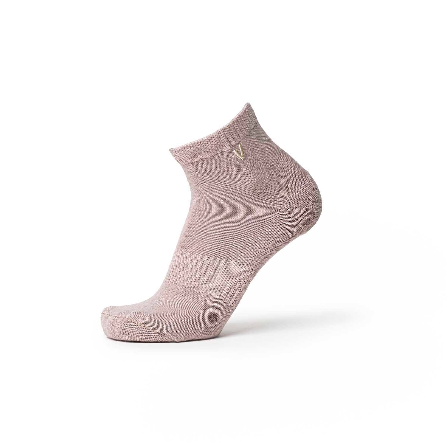 Velites Calcetines deporte cortos unisex Merino Beige
