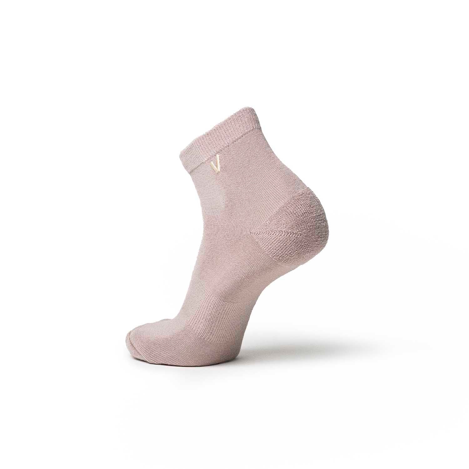 Imagen 2 de Calcetines deporte cortos unisex Merino Velites - Beige Beige