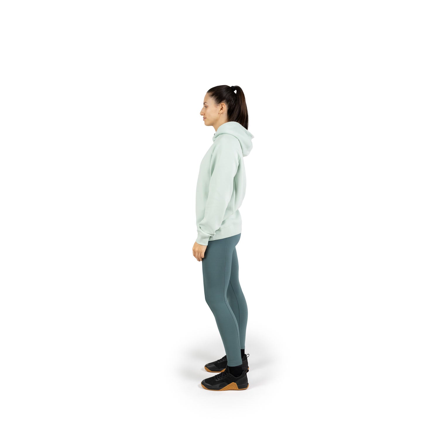 Sudadera con capucha unisex Holo Velites - Verde claro Verde claro-2