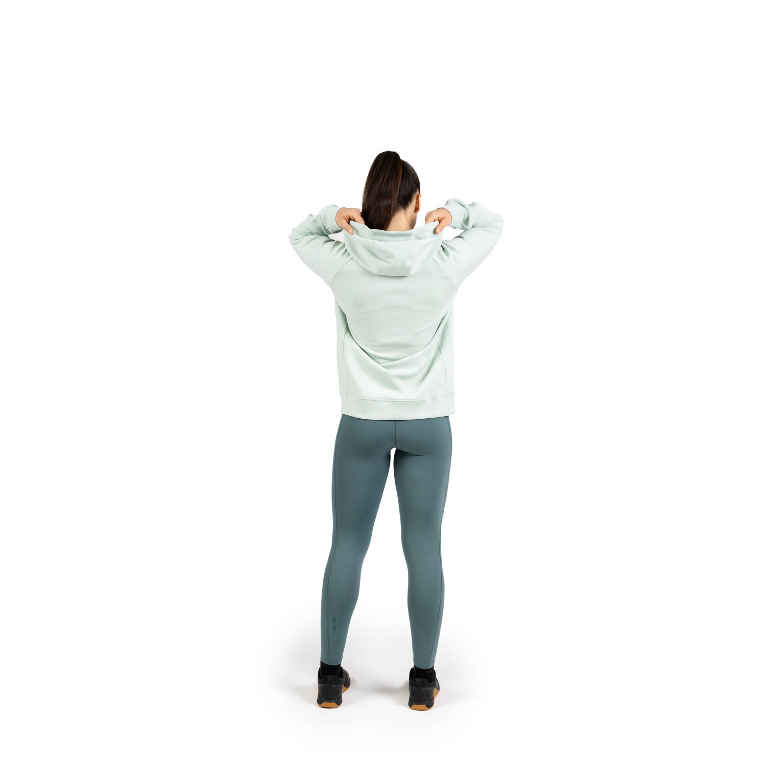 Sudadera con capucha unisex Holo Velites - Verde claro Verde claro-3