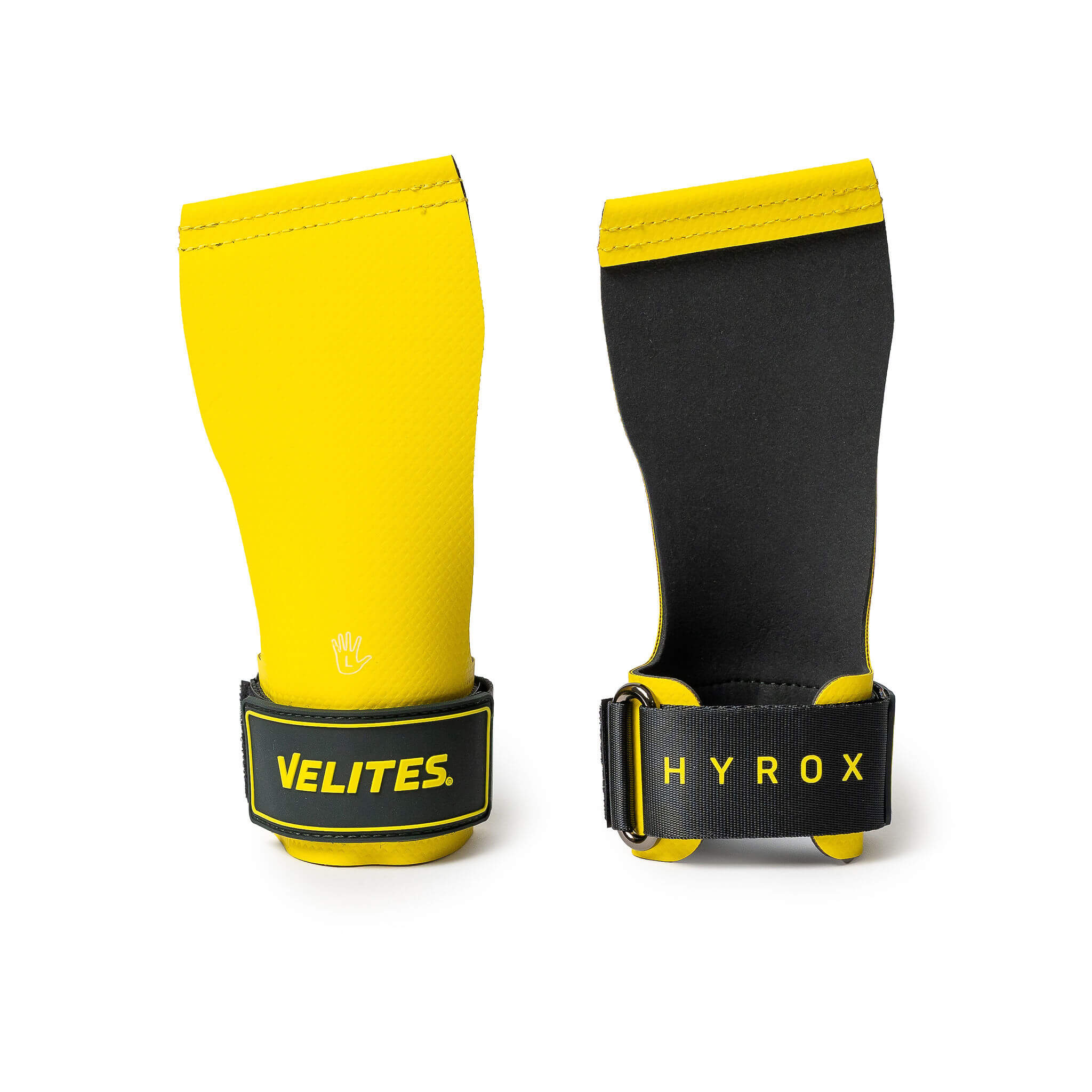 Imagen 0 de Calleras Quad Ultra Hand Grips No Chalk Hyrox Velites Amarillo
