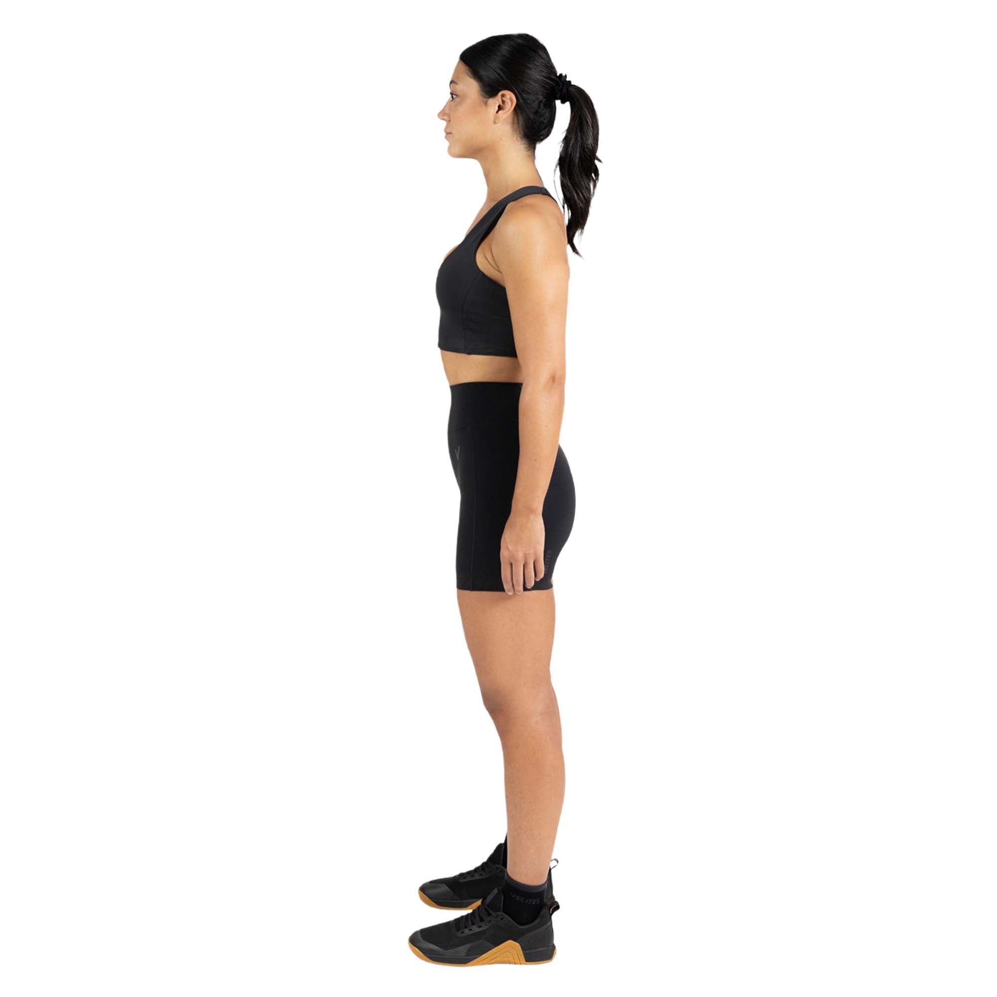 Imagen 3 de Leggins medios para entrenamiento mujer Velites - Negro Negro