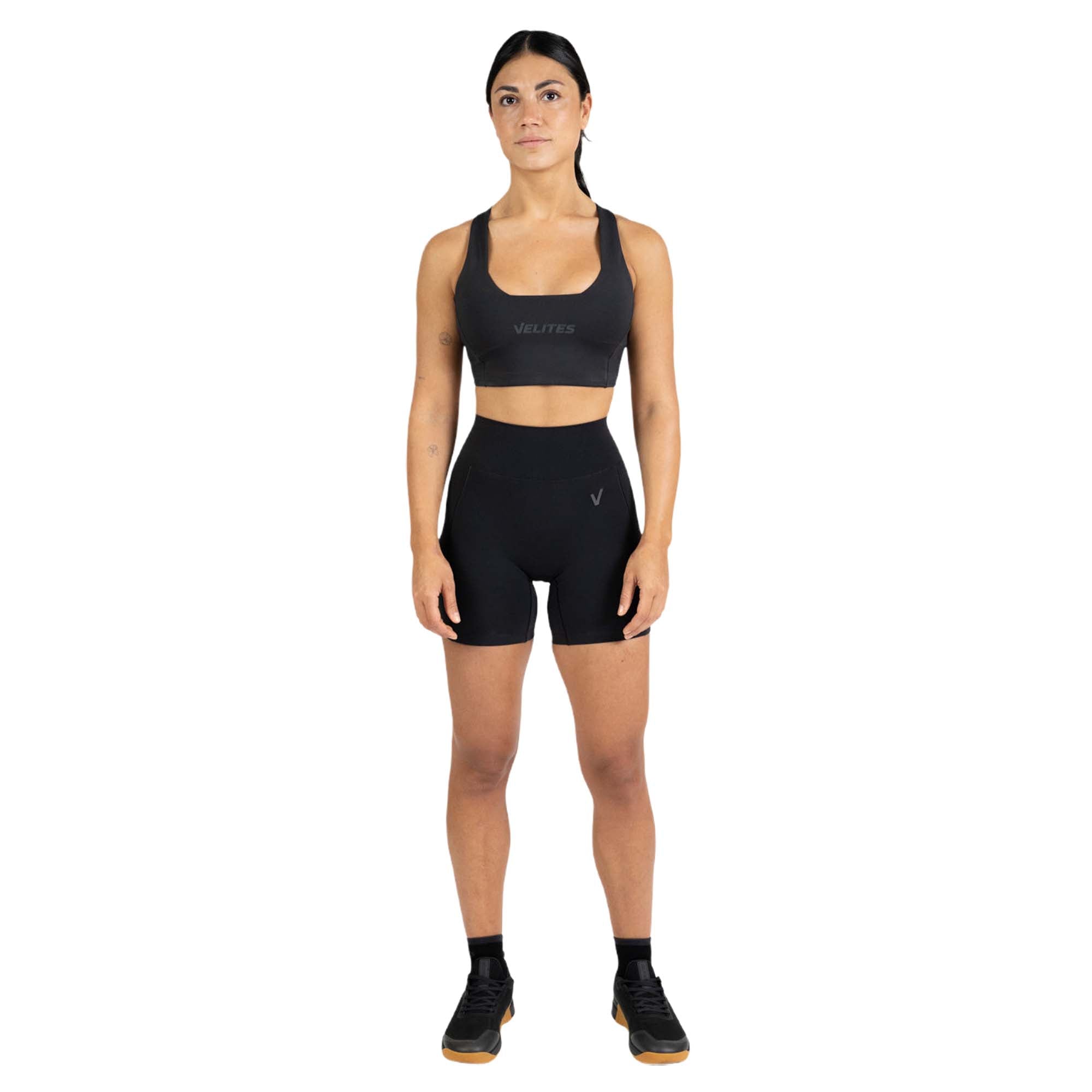 Imagen 2 de Sujetador de corte bajo para entrenamiento mujer Velites - Negro Negro