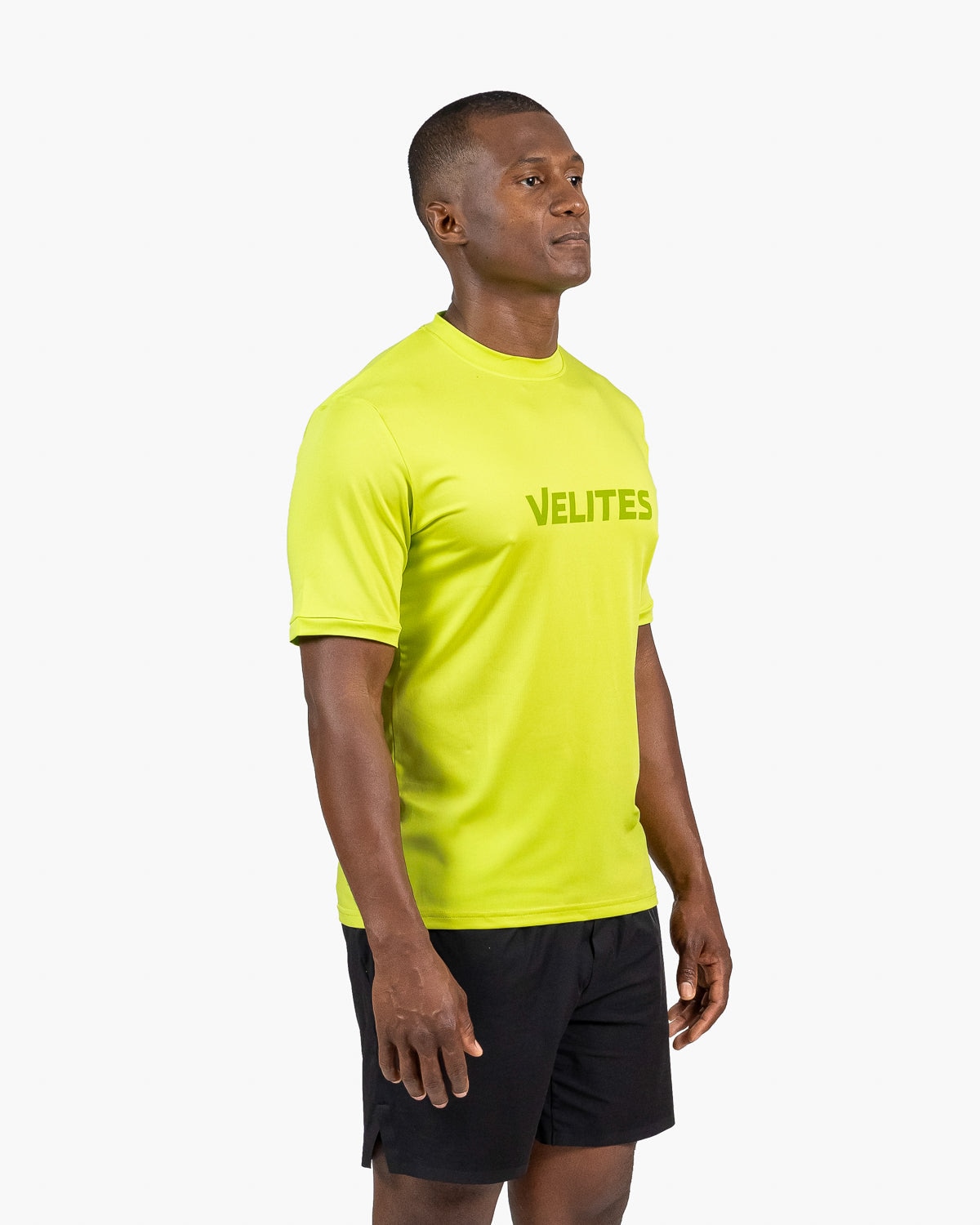 Camiseta Holo Perfect Fit Cross Training hombre Velites - Azul celeste Amarillo-3