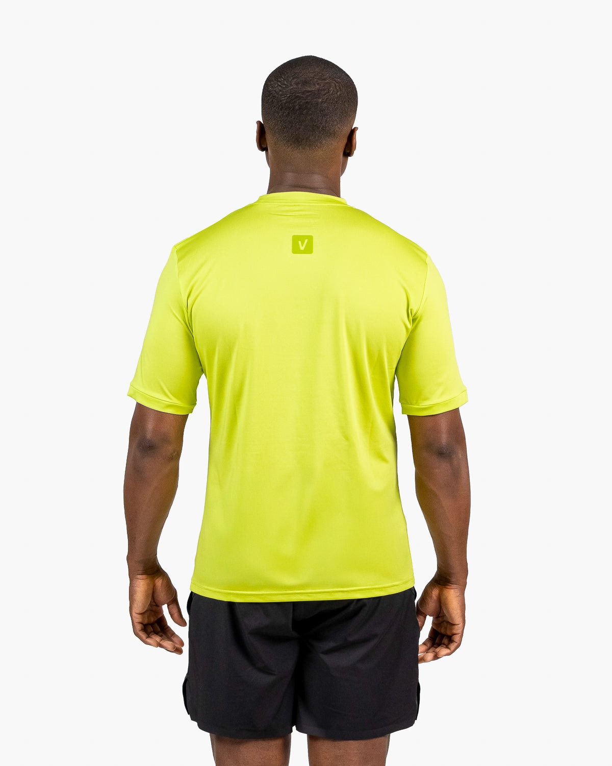 Camiseta Holo Perfect Fit Cross Training hombre Velites - Azul celeste Amarillo-5