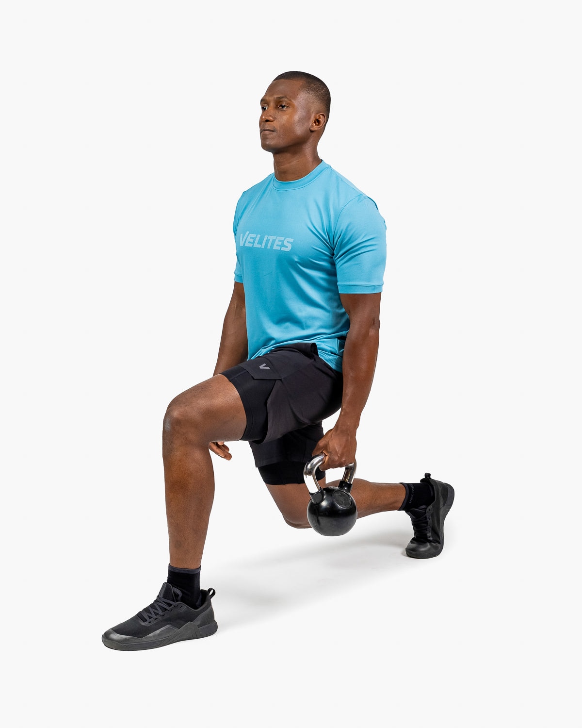 Imagen 4 de Camiseta Holo Perfect Fit Cross Training hombre Velites - Azul claro Azul claro