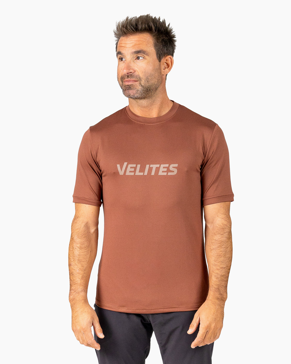 Imagen 2 de Camiseta Holo Perfect Fit Cross Training hombre Velites - Marrón Marrón