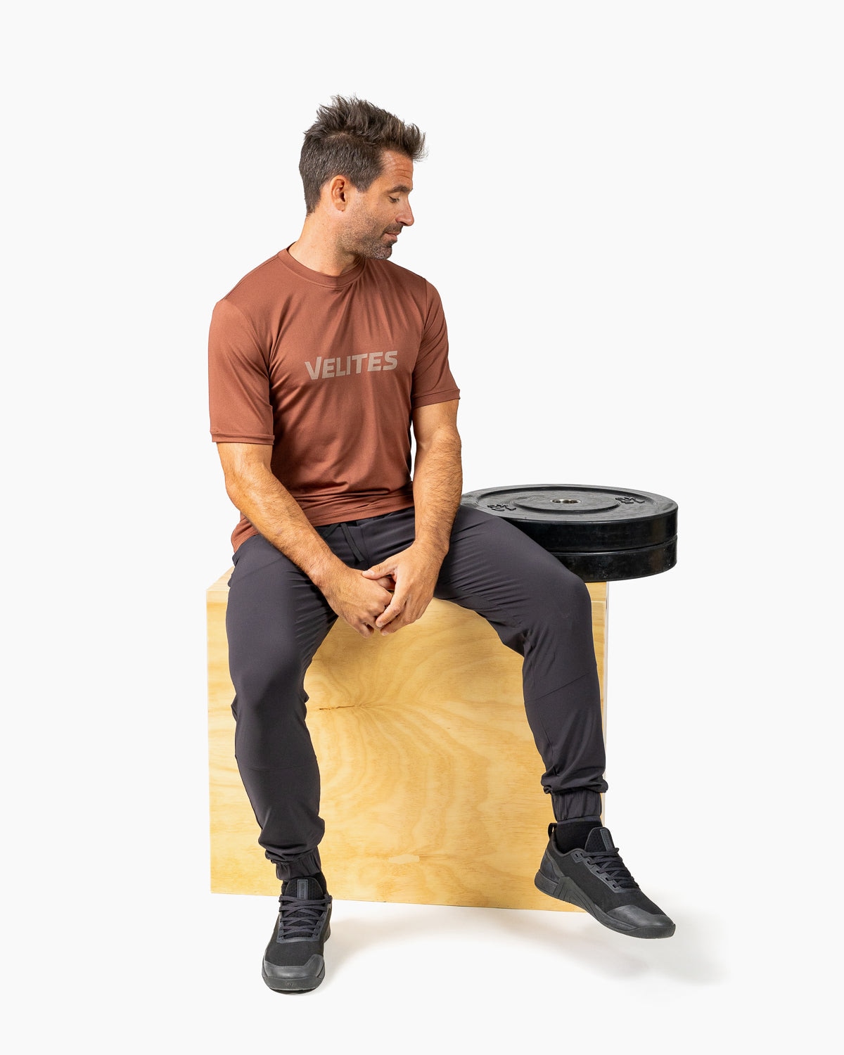 Imagen 5 de Camiseta Holo Perfect Fit Cross Training hombre Velites - Marrón Marrón