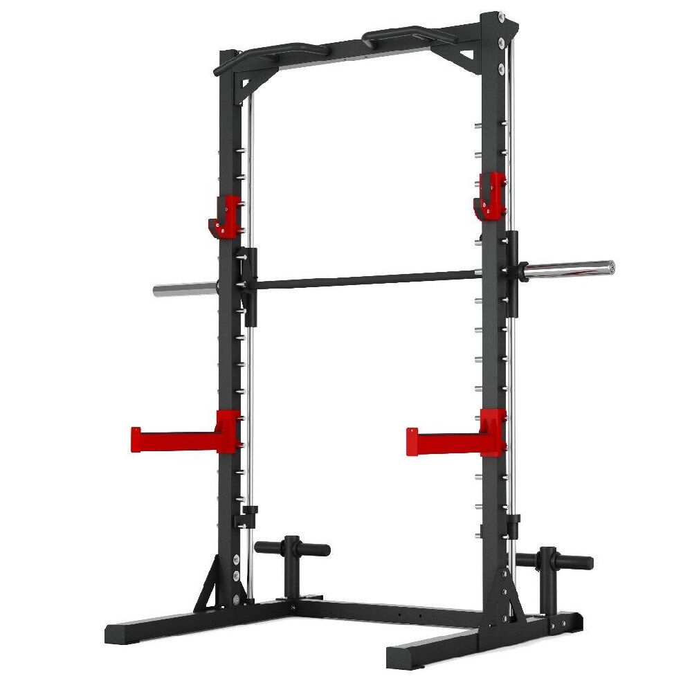 Aparato de musculación Smith Evolution Deluxe y Rack RM10 Titanium Strength - Negro Negro-2