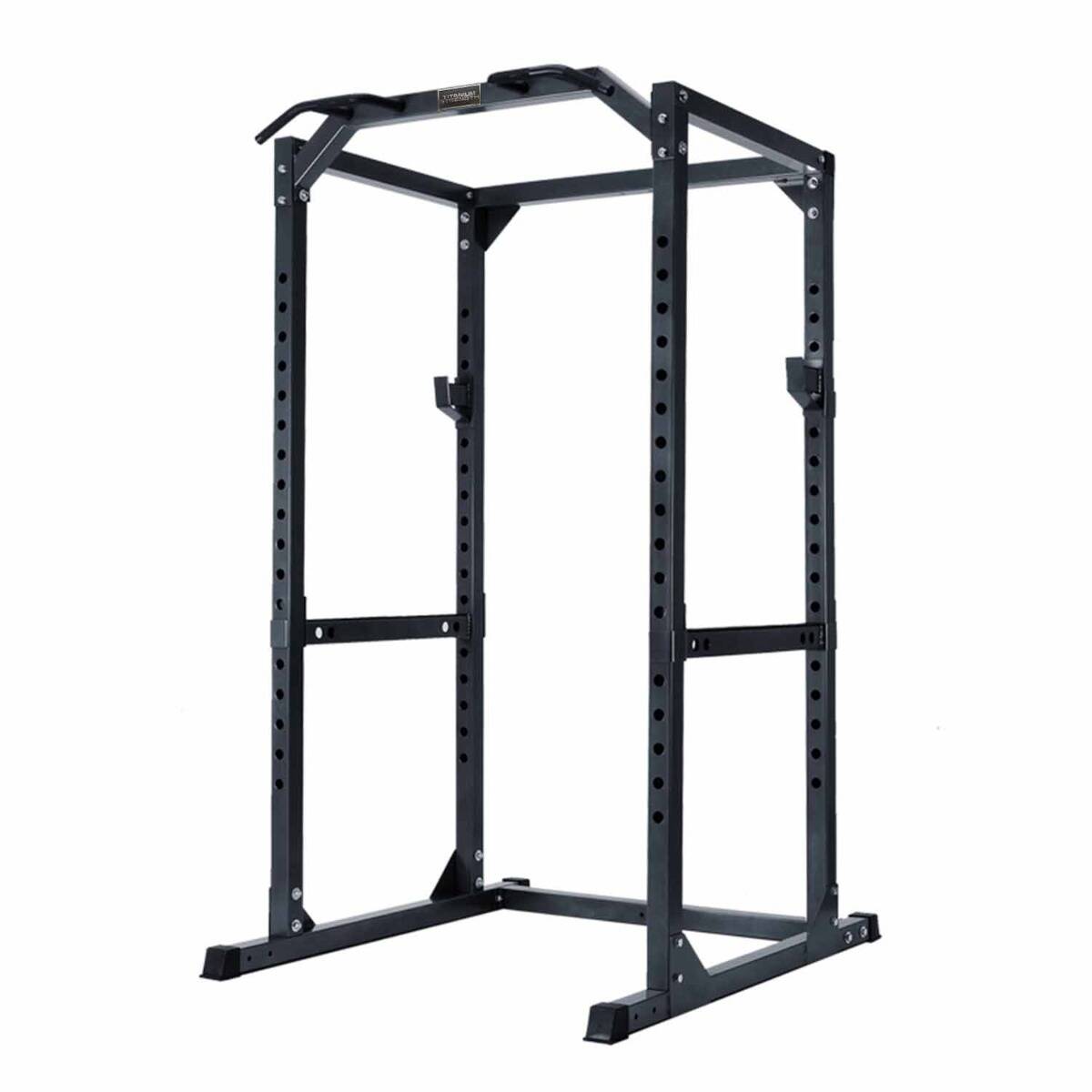 Aparato de musculación Heavy Duty Power Cage Titanium Strength - Negro Negro-2