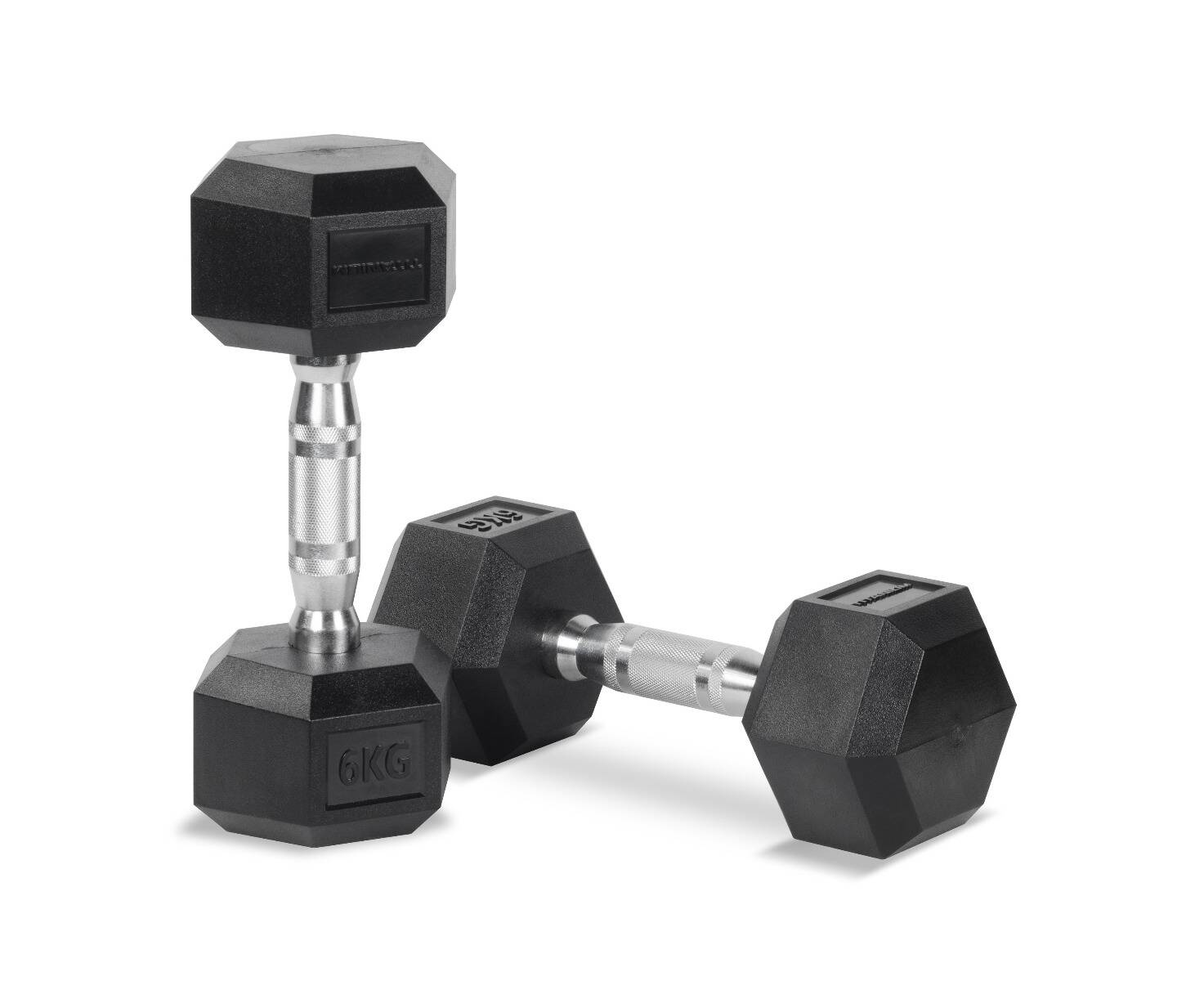 Set de mancuernas hexagonales 2kg - 20kg Titanium Strength - Negro Negro-4