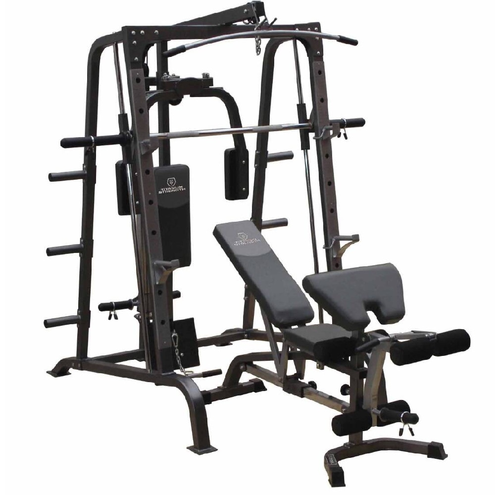 Imagen 0 de Multiestación Smith con Polea Alta y Baja 180SP Titanium Strength Negro