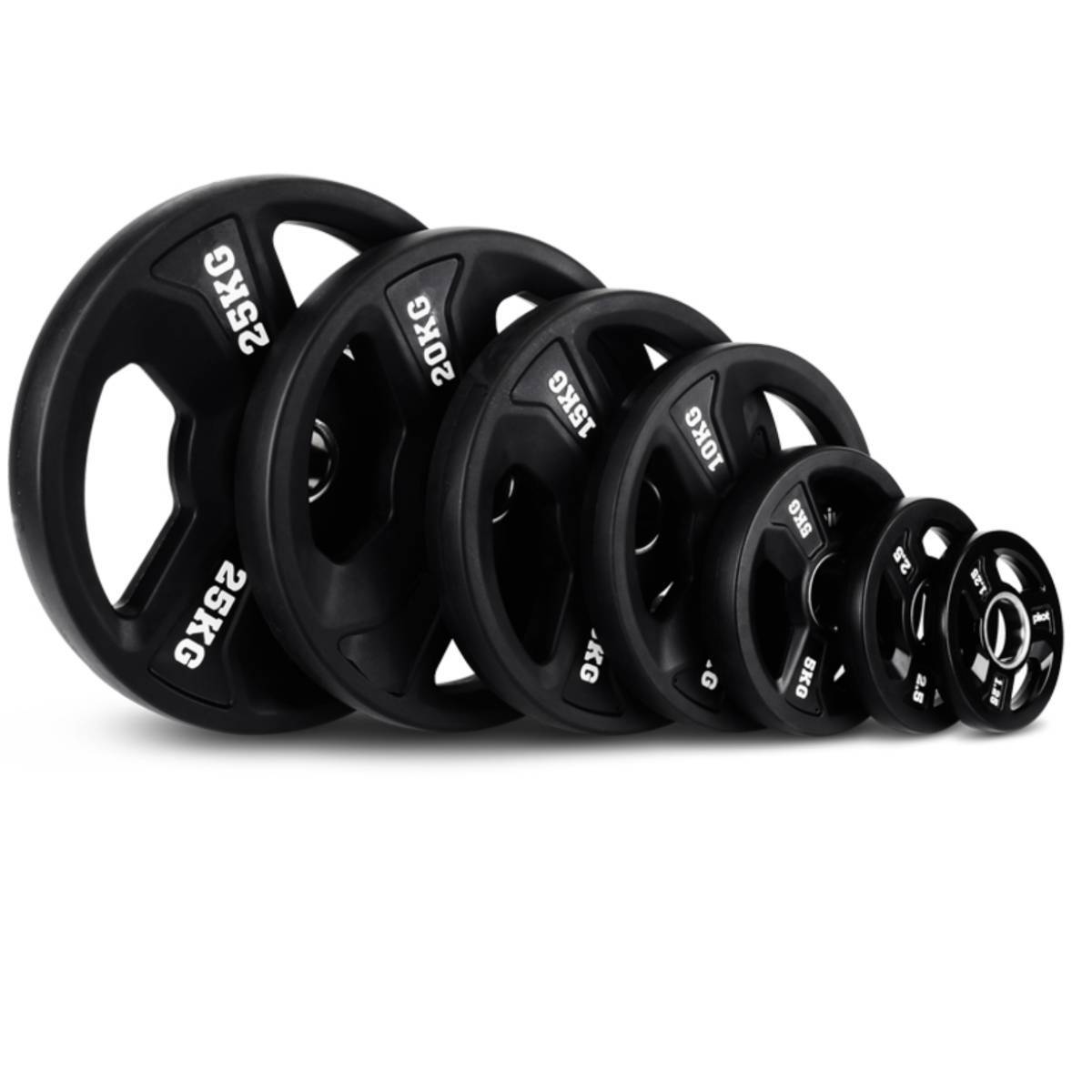 Imagen 0 de Set de discos Olímpicos 60 Kg Titanium Strength Negro
