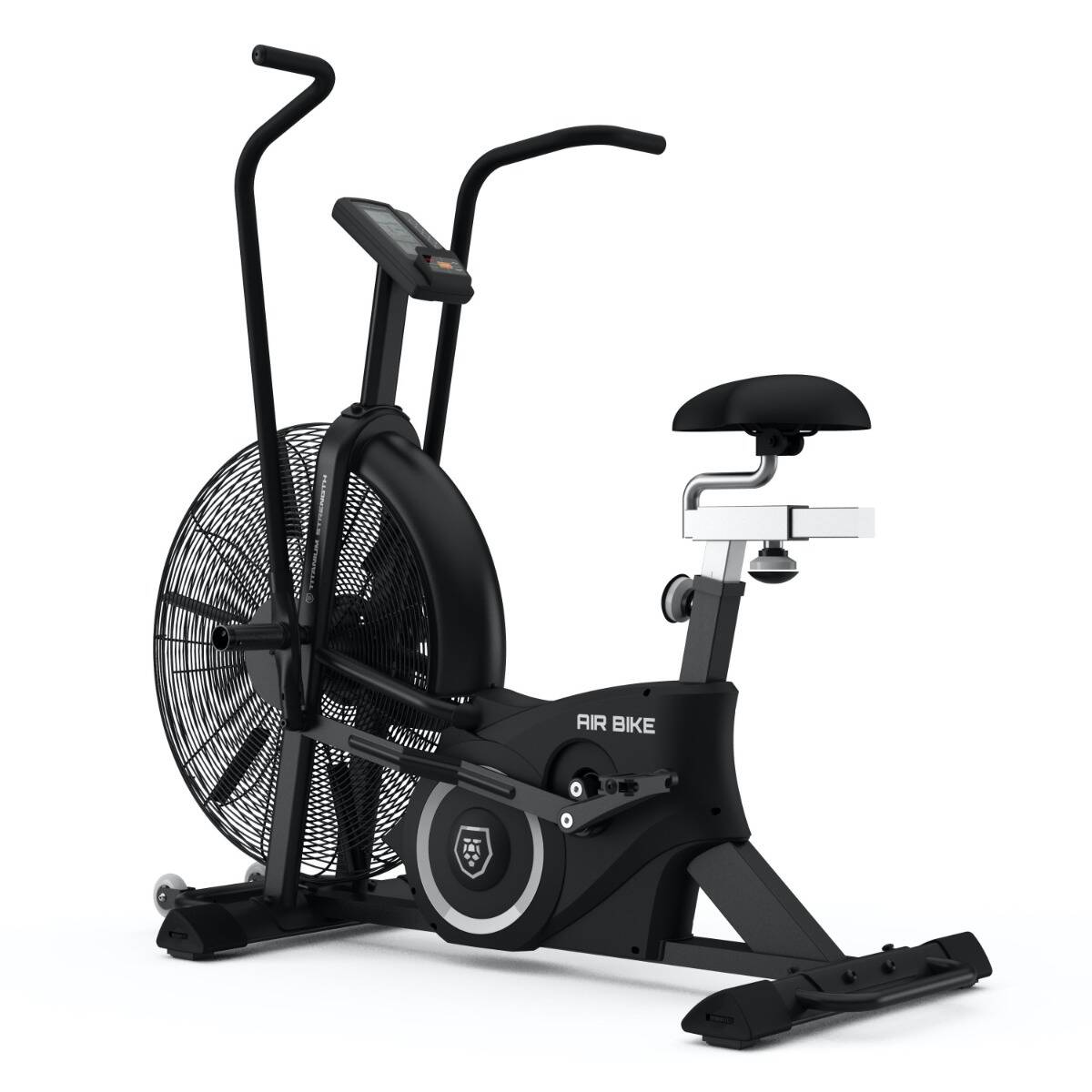 Bicicleta estática Air Bike Pro V3 Titanium Strength - Negro Negro-2