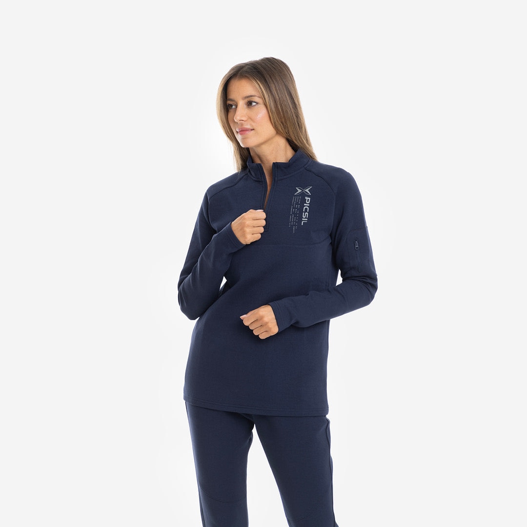 Imagen 2 de Sudadera unisex Urban Premium Picsil - Azul Azul
