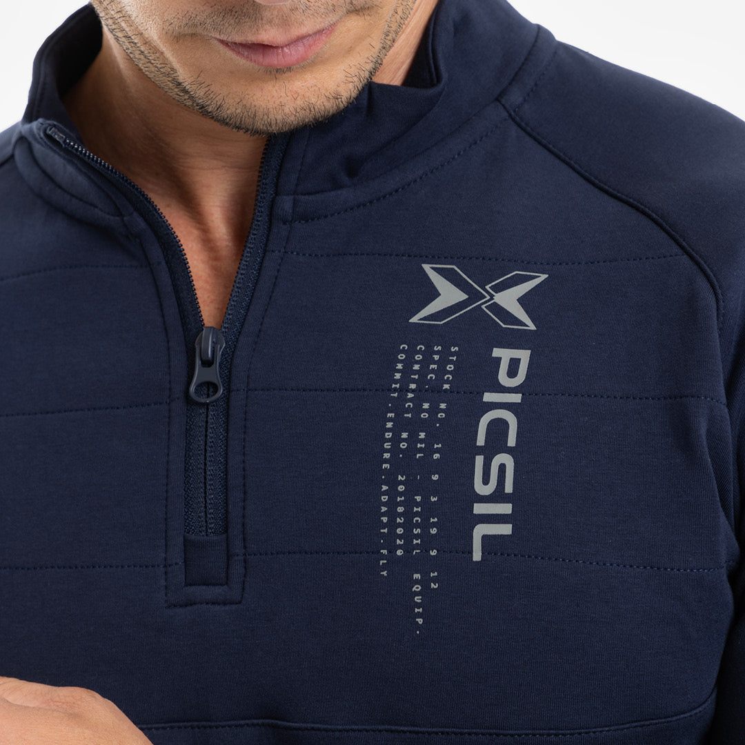 Imagen 6 de Sudadera unisex Urban Premium Picsil - Azul Azul