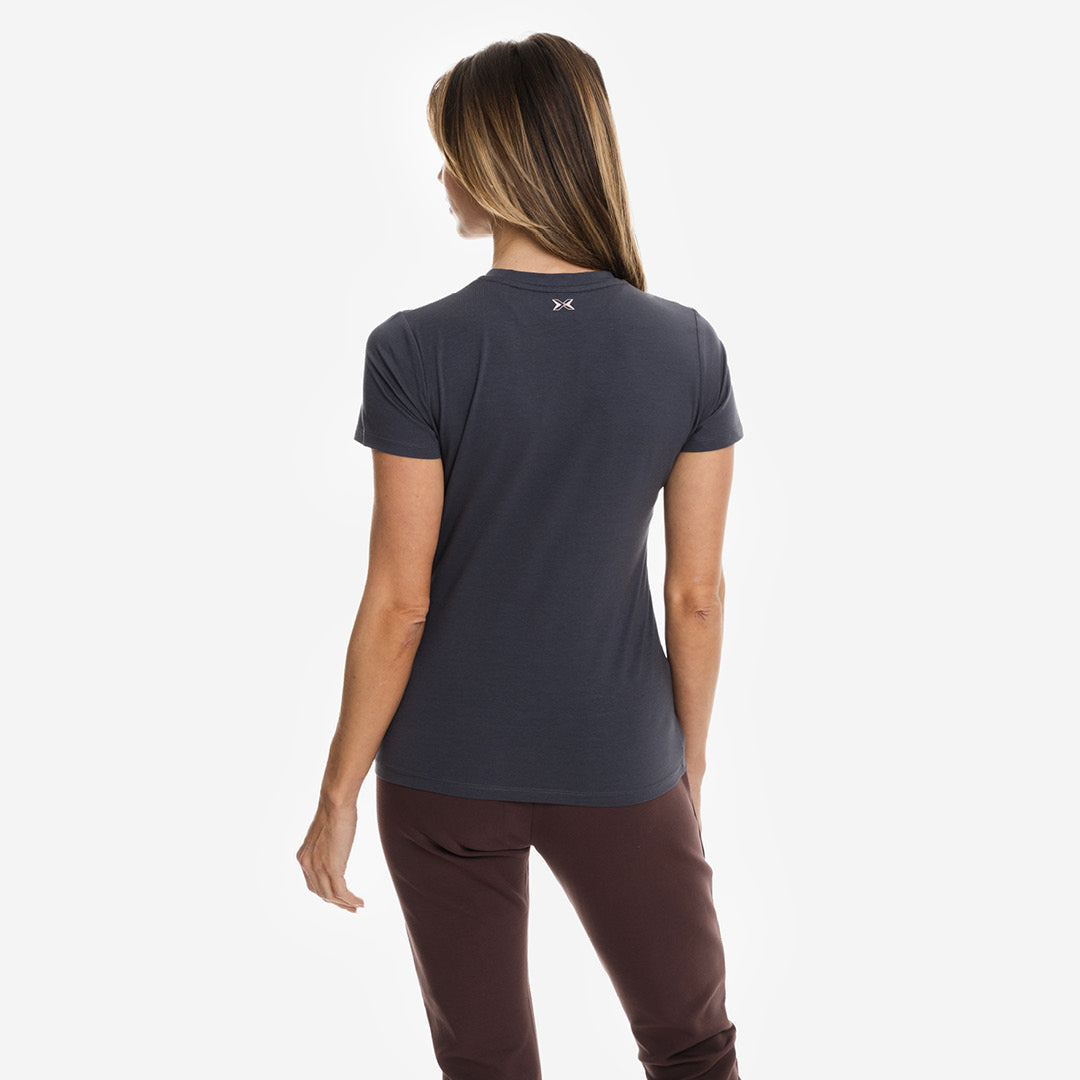 Camiseta de mujer Picsil - Azul oscuro Azul oscuro-3