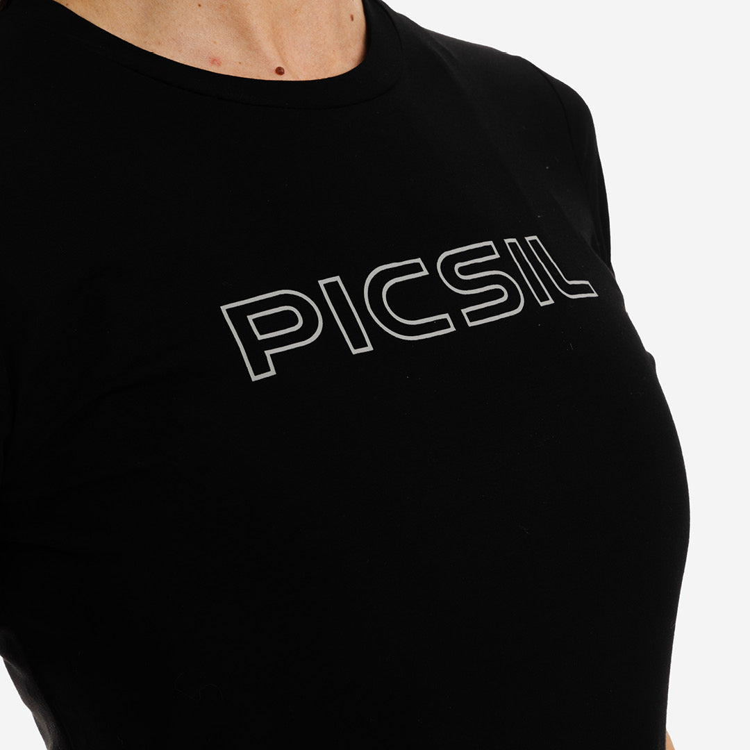 Camiseta de mujer Picsil - Negro Negro-6