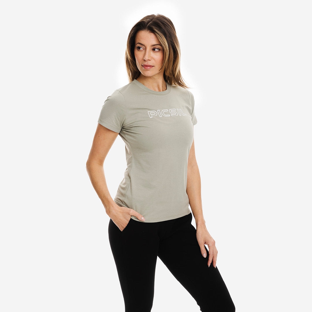 Camiseta de mujer Picsil - Verde Verde-4