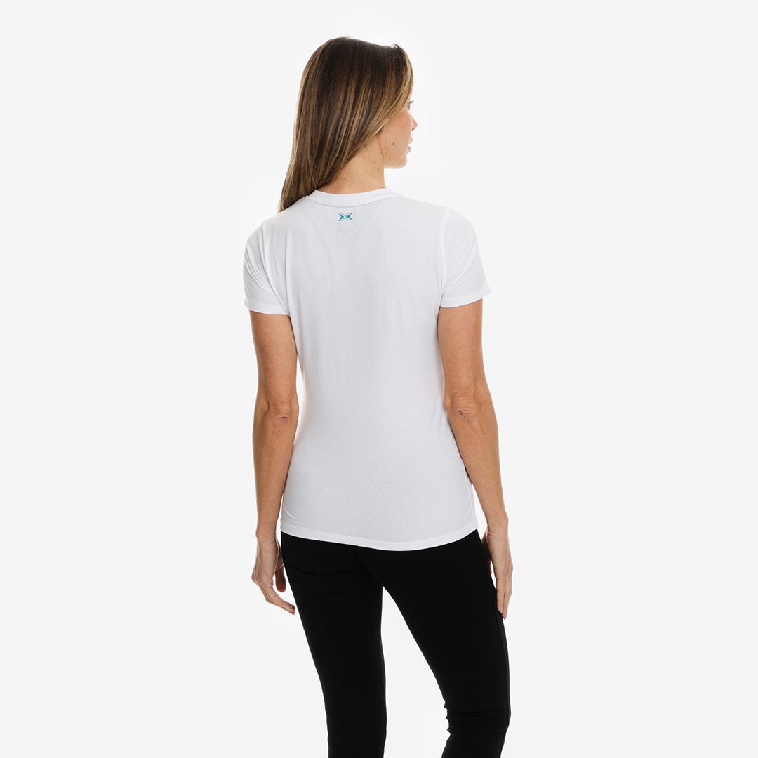 Camiseta de mujer Picsil - Blanco Blanco-4