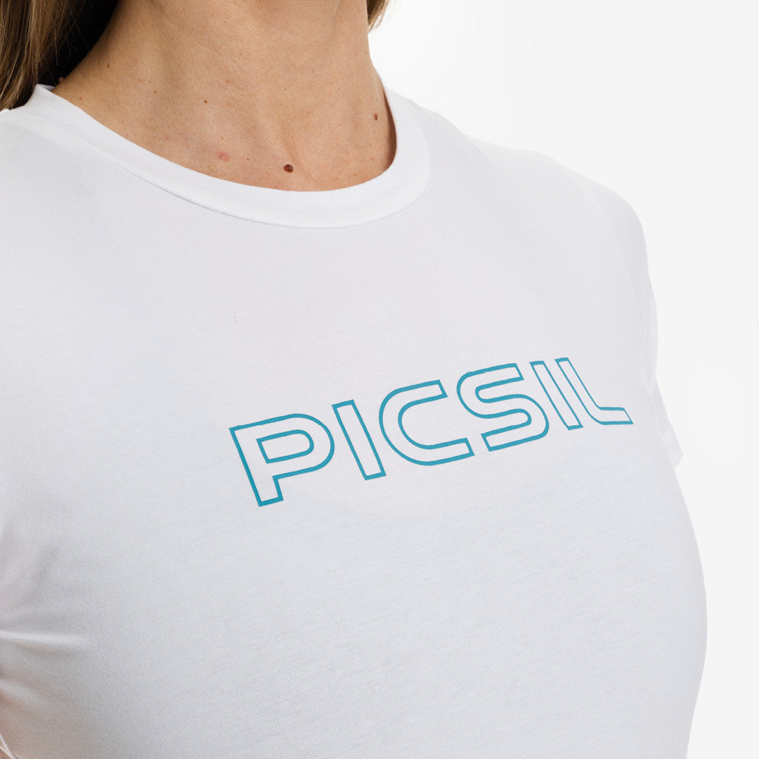 Camiseta de mujer Picsil - Blanco Blanco-6