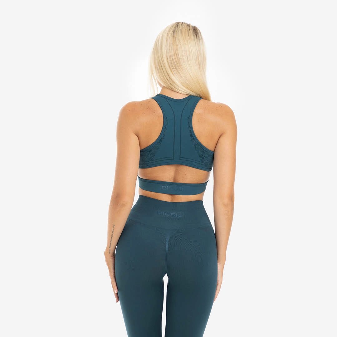 Imagen 2 de Sujetador de mujer Tank Seamless Picsil - Turquesa Turquesa