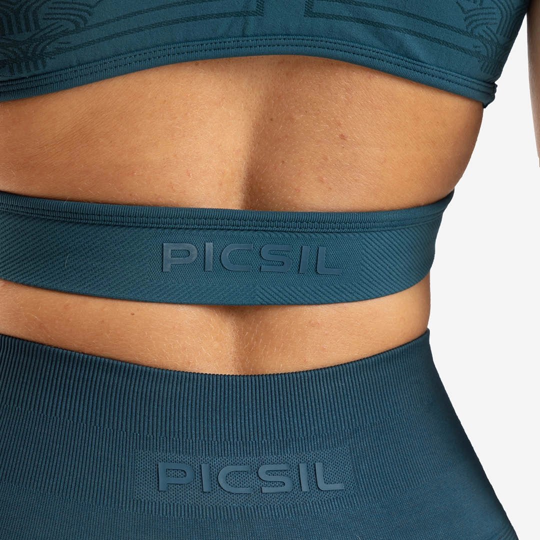 Imagen 6 de Sujetador de mujer Tank Seamless Picsil - Turquesa Turquesa