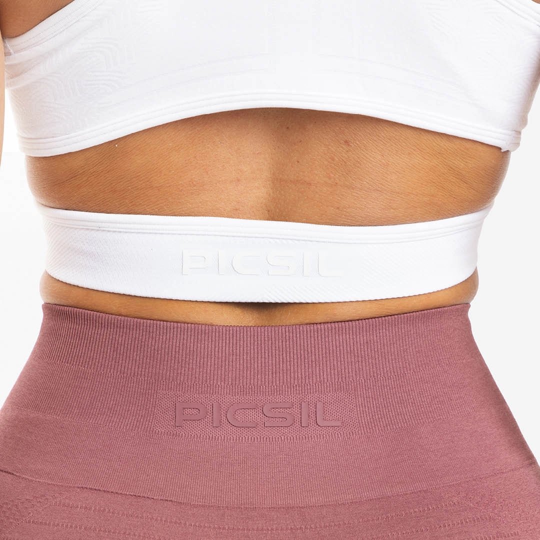Imagen 6 de Sujetador de mujer Tank Seamless Picsil - Blanco Blanco