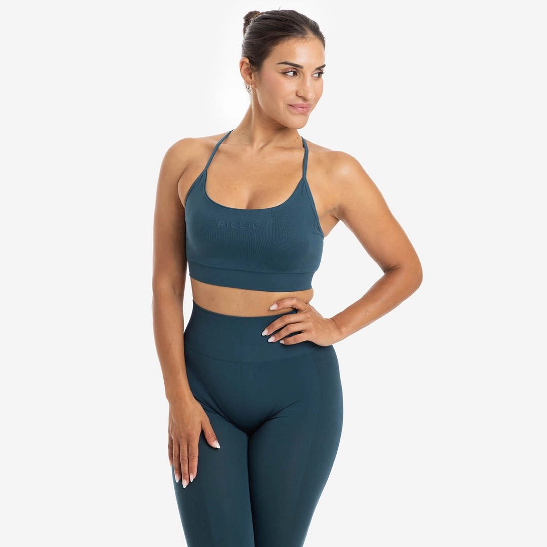 Sujetador de mujer Seamless Freedom Picsil - Turquesa Turquesa-1