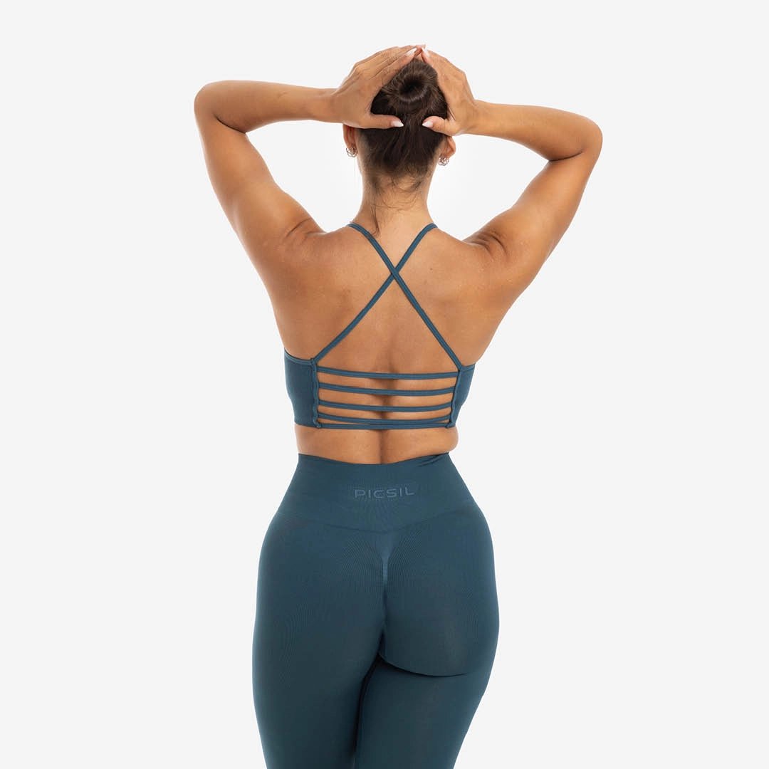 Sujetador de mujer Seamless Freedom Picsil - Turquesa Turquesa-2