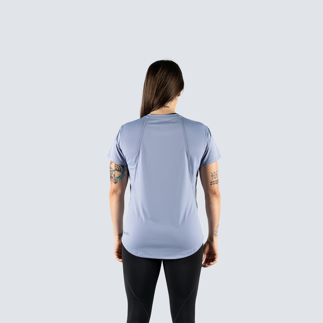 Camiseta técnica de entrenamiento Mujer Colección Rise Picsil - Morado Morado-2