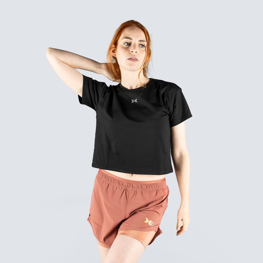 Imagen 0 de Camiseta Técnica de mujer Colección Rise Picsil Negro