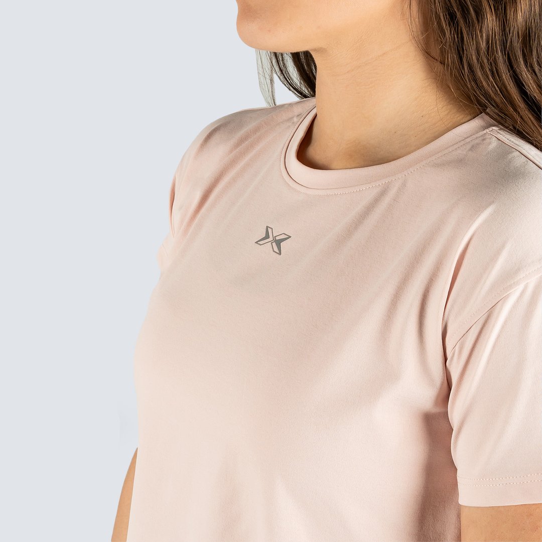 Camiseta Técnica de mujer Colección Rise Picsil - Rosa claro Rosa claro-3