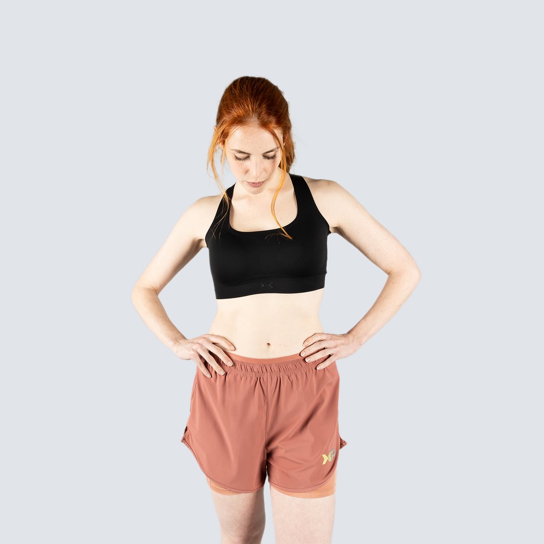 Top deportivo de mujer Flow Colección Rise Picsil - Negro Negro-1