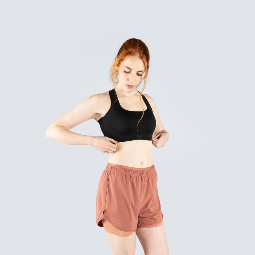 Top deportivo de mujer Flow Colección Rise Picsil - Negro Negro-2