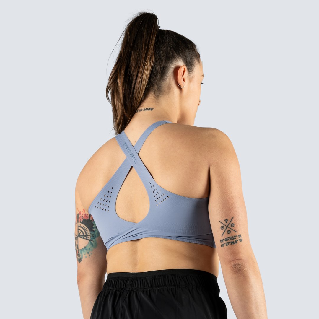 Top deportivo de mujer Flow Colección Rise Picsil - Morado Morado-2