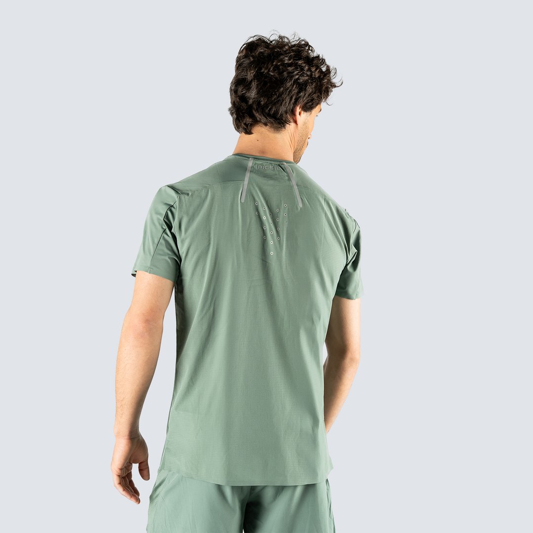 Camiseta Técnica de hombre Breeze Colección Rise Picsil - Verde menta Verde menta-2