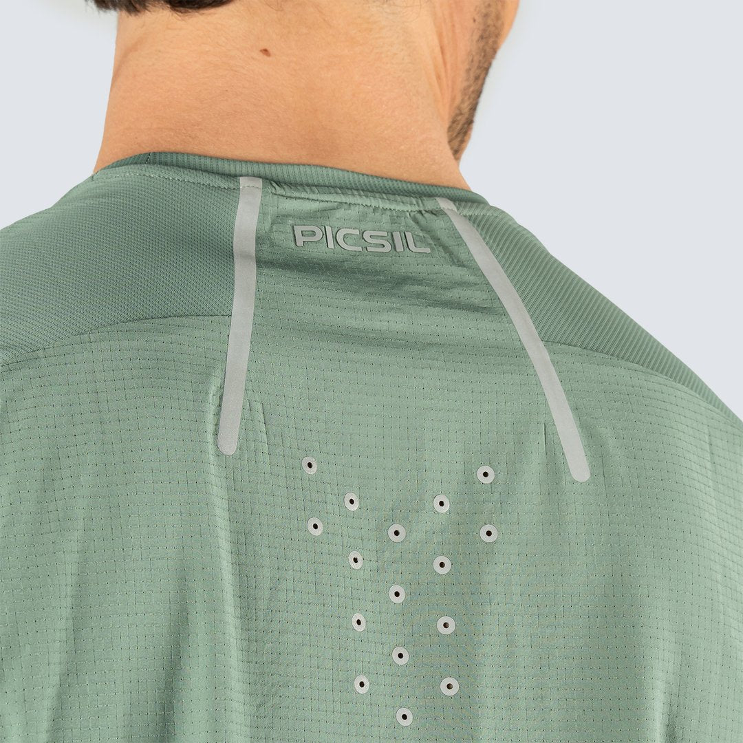 Camiseta Técnica de hombre Breeze Colección Rise Picsil - Verde menta Verde menta-5