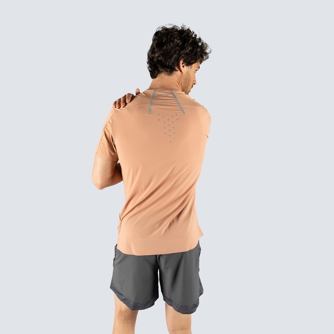 Camiseta Técnica de hombre Breeze Colección Rise Picsil - Naranja claro Naranja claro-2