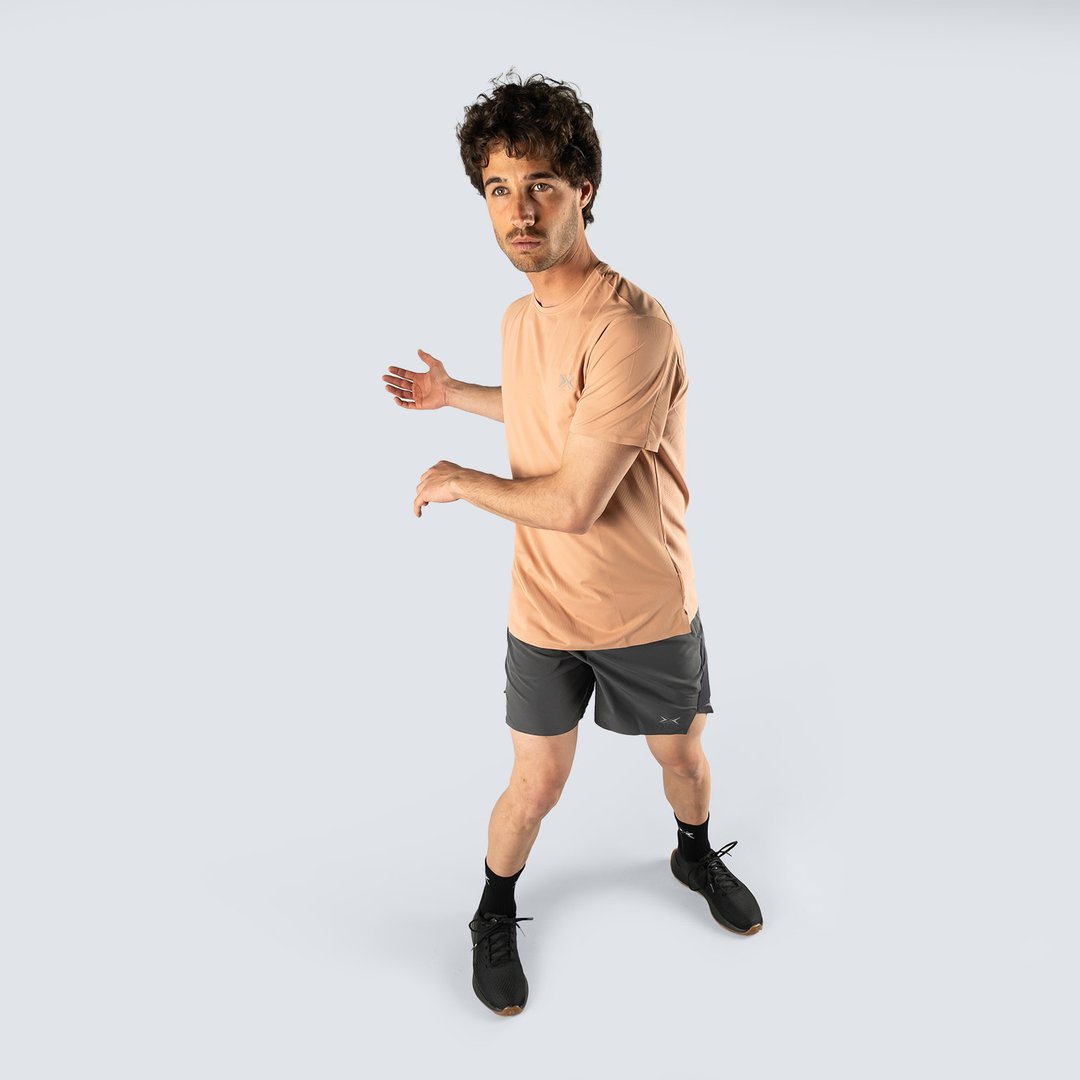 Camiseta Técnica de hombre Breeze Colección Rise Picsil - Naranja claro Naranja claro-3