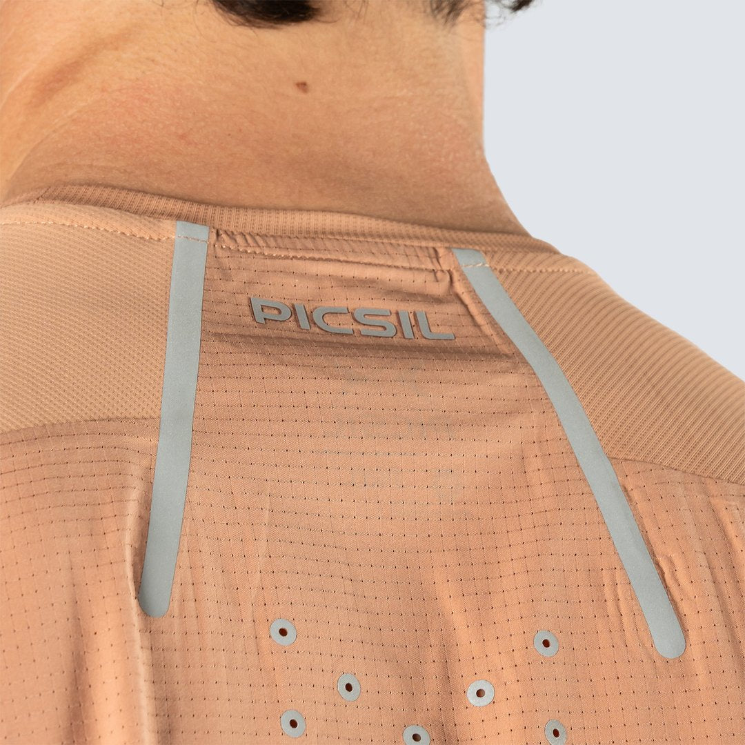 Camiseta Técnica de hombre Breeze Colección Rise Picsil - Naranja claro Naranja claro-5
